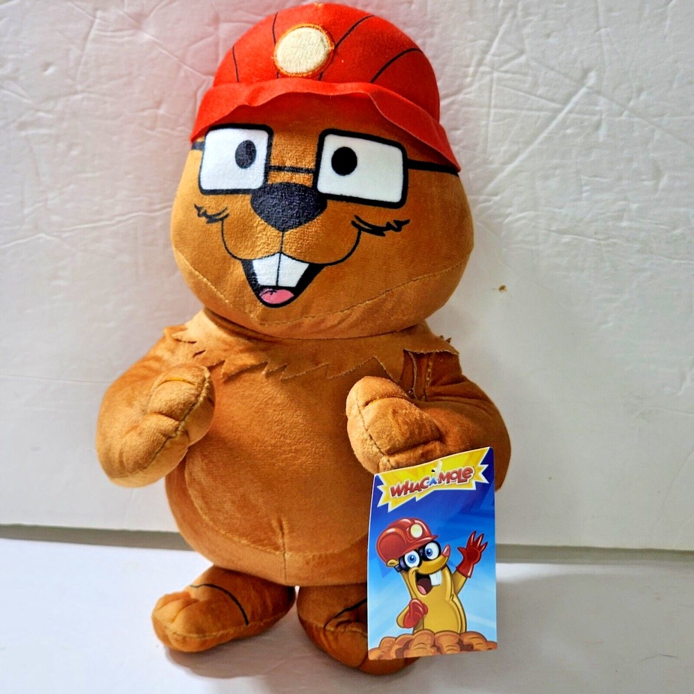 Toy Factory Whac-a-mole Plush Mattel Games 11 Inch Brown Stuffed Animal 2020